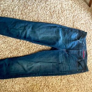 White House Black market - medium wash skinny ankle jeans.